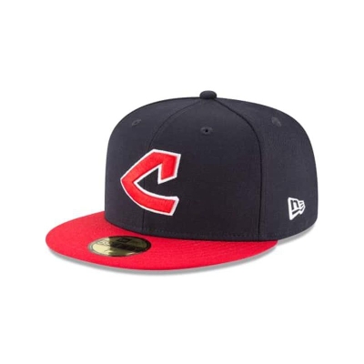 Cleveland Indians Gorra | New Era MLB 1973 Cooperstown Wool 59fifty Fitted Cap Mexico - Azules